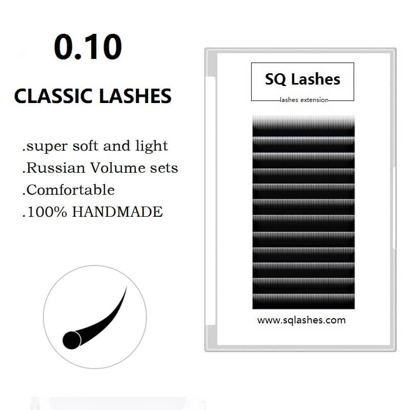SQ Lashes Mix C-Curl 0.10mm