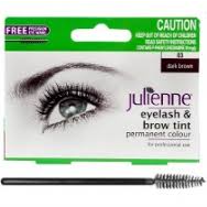 Julienne Eyelash & Brow Tint Dark Brown