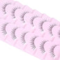 Eyelashes, Transparent 10 pairs