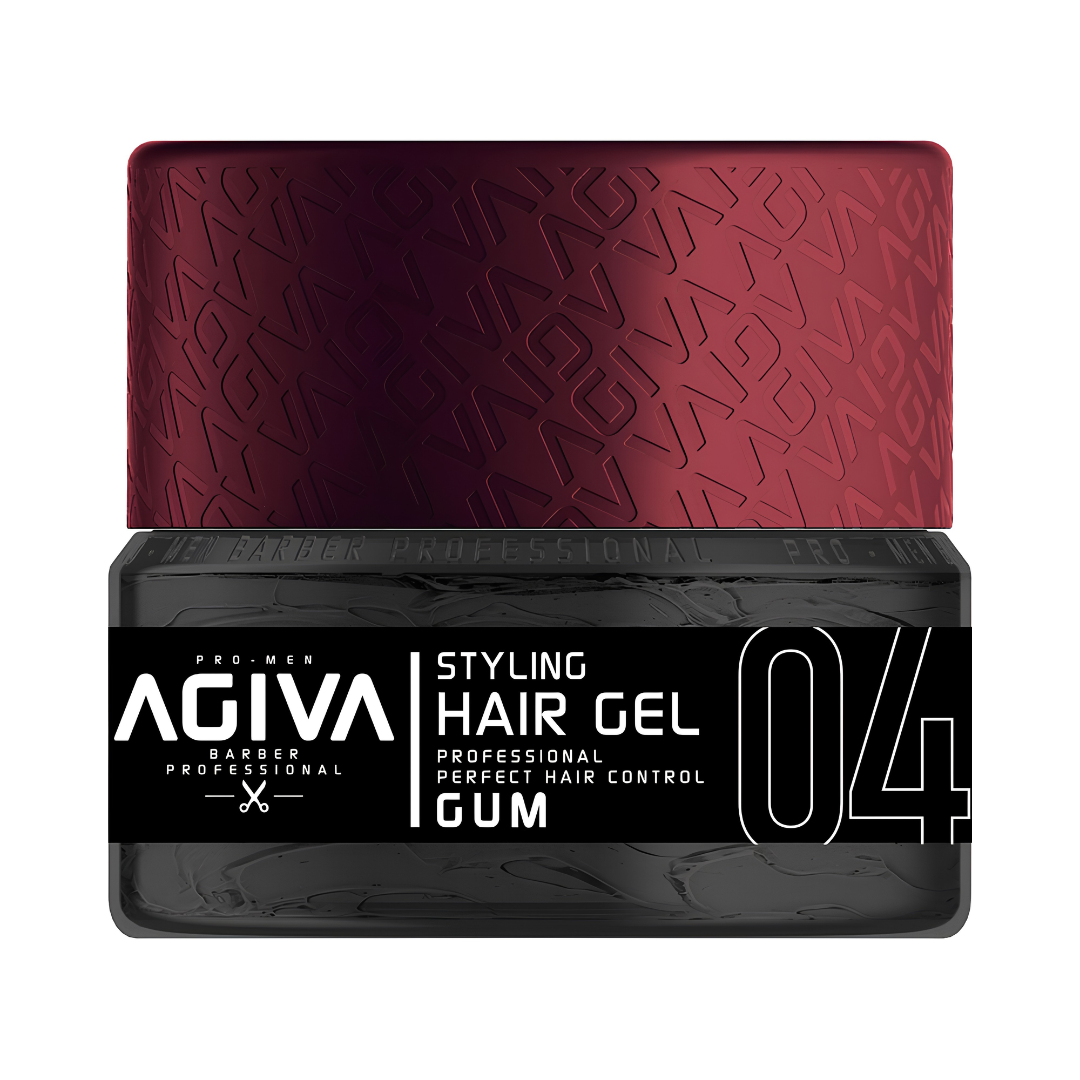 Agiva Gum Hair Gel Black 04 (700ml)