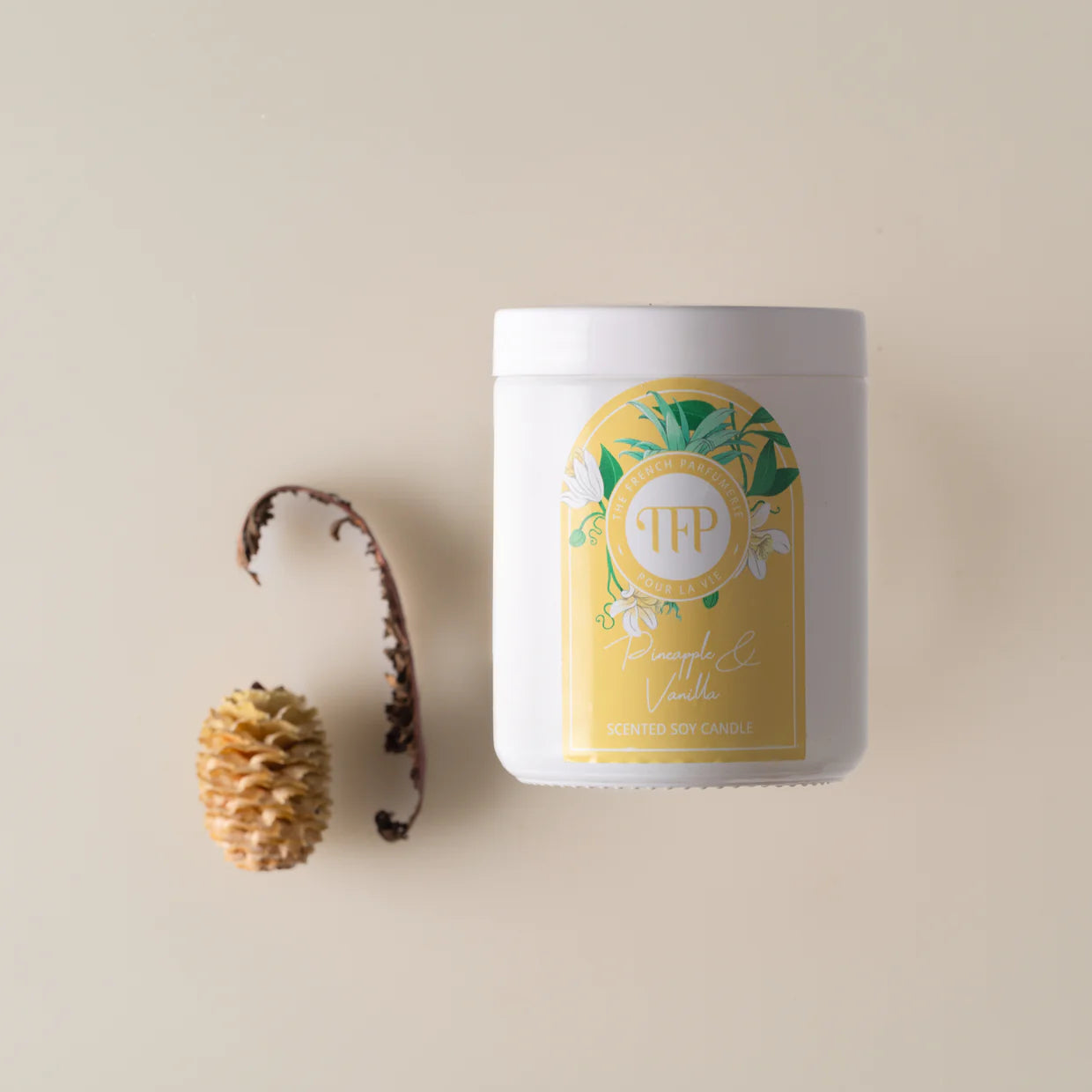 TFP Pineapple and Vanilla Natural Soy Wax Scented Candle