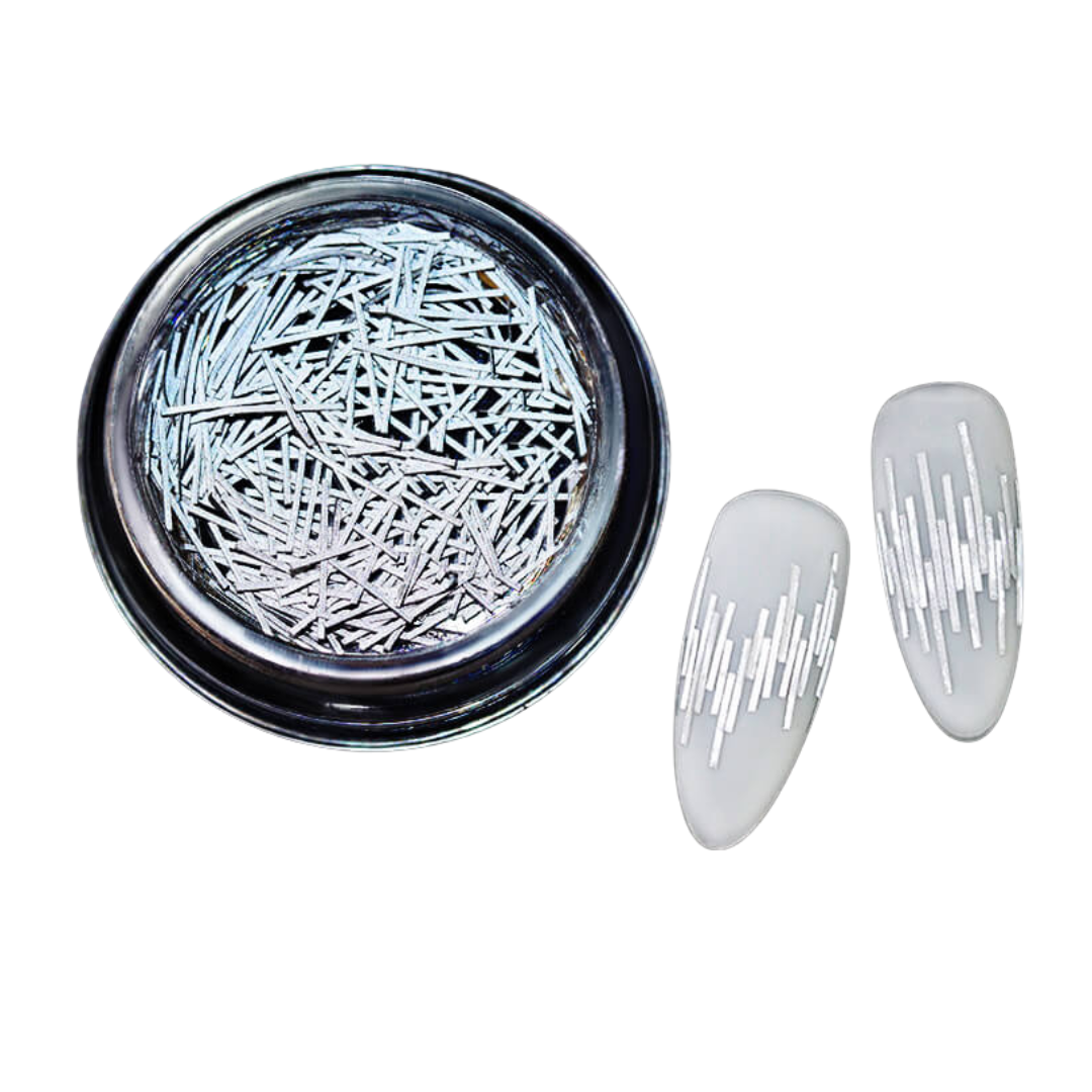 Fine Wire Nail Art Decoration Silver