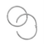 Studex 18GA Smooth Hinged Hoop (15mm) S/S