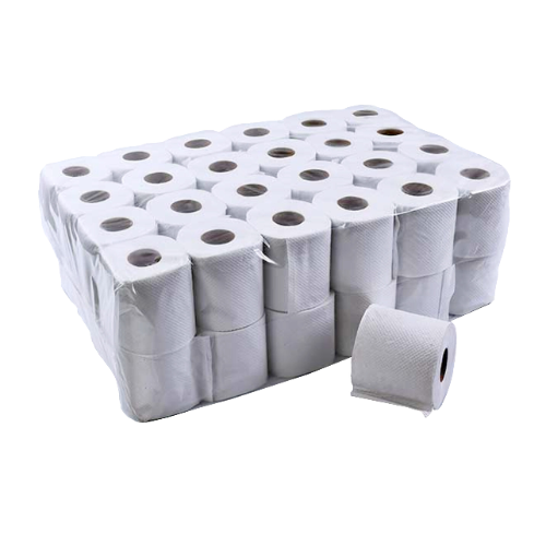 Soft White 1Ply 48 Rolls 500 Sheet Toilet Paper