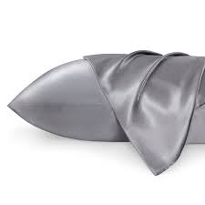 Satin Pillow Case Gray