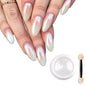 White Pearl Chrome Nail Powder