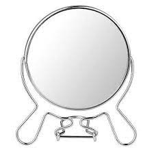 MIRROR Two Sided 7 inch On stand