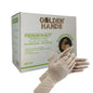 Powder Free Clear Vinyl Gloves LARGE (Golden Hands)